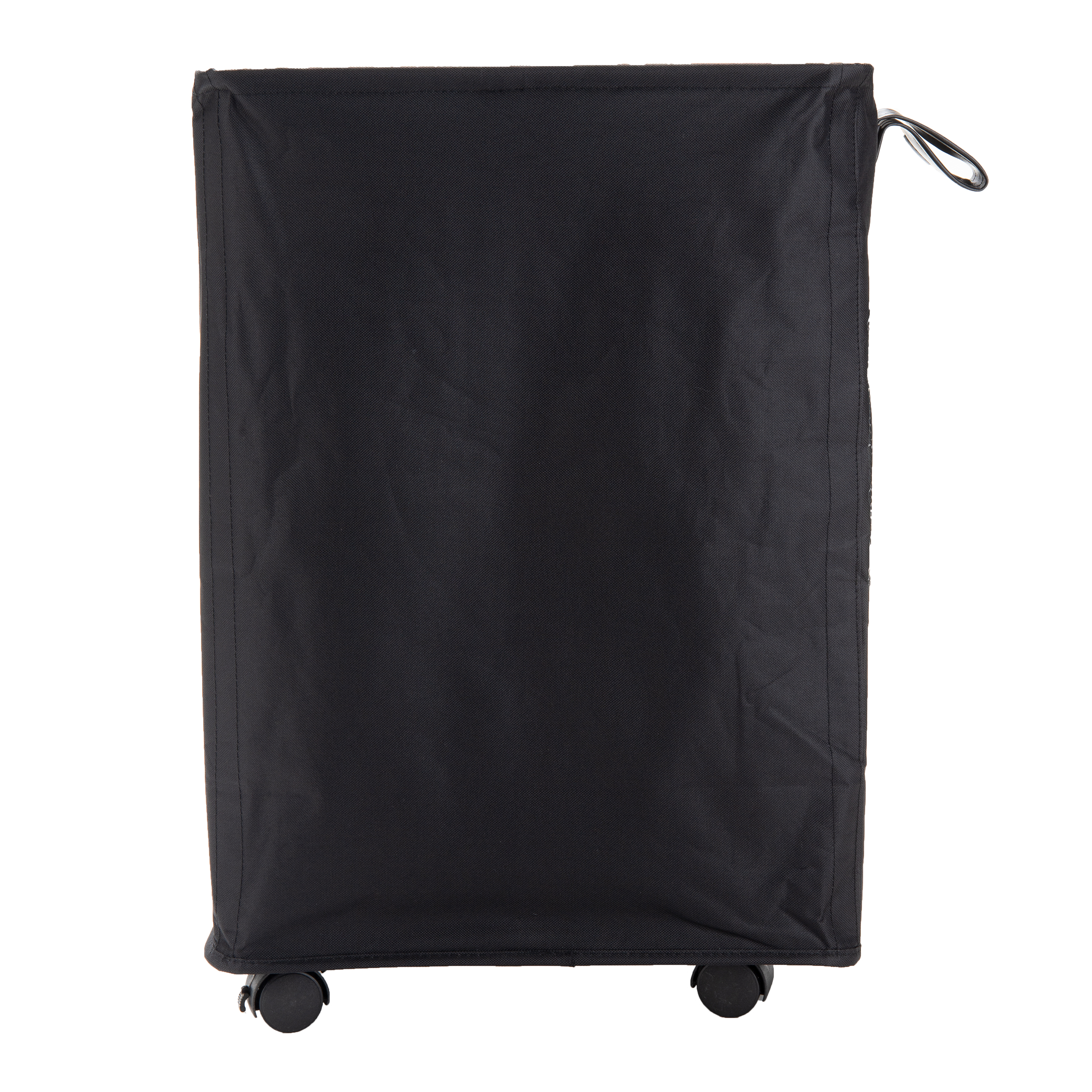 Mind Reader Slim Rolling Hamper, Laundry Hamper with Wheels, Drawstring Mesh Closure for