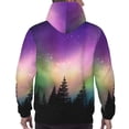 thumbnail image 7 of Sikiie Northern Lights Men's Hoodie, Essentials Hoodie, Sweatshirt, Pullover Hooded Sweatshirt for Men-X-Large, 7 of 7