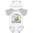 thumbnail image 3 of Inktastic Happy Hanukkah Dreidel and Laurels Boys or Girls Baby Bodysuit, 3 of 5