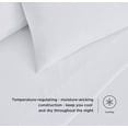 thumbnail image 3 of Chezmoi Collection Extra Soft Bed Sheets Set, Double Brushed Microfiber 14-Inches Deep Pockets, 4-Piece Sheet Set, Full, White, 3 of 8