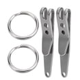 thumbnail image 1 of Suspension Pocket Clip Pocket Clip Keychain Pocket Clip Belt Clip Stainless Steel Belt Clip 2Pcs Outdoor Belt Clip Stainless Steel Suspension Pocket Clip Key Holder With Keychain, 1 of 8