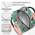thumbnail image 3 of Fotbe Tropical Flamingo Pattern Lunch Bag, Insulated Lunch Box, Small Leakproof Cooler Food Lunch Containers Reusable High Capacity Lunch Tote Bags for Work, Travel, Outdoor, 3 of 6