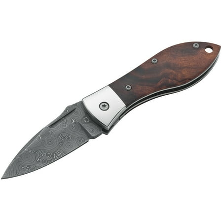 BOKER TREE BRAND 2014 Annual Damascus Collector's Camp Knife Pocket Knives