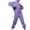 Purple, variant on AOOCHASLIY Christmas Tops Women's Fashion Oversized Sleeve Lounge Sets Casual Top and Pants 2 Piece Outfits Sweatsuit