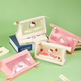 thumbnail image 3 of Bolsas de Hello Kitty para cosméticos, caja de almacenamiento Sanrio, estuche de maquillaje, bolsa de lápiz labial, bolsa de Anime Kawaii, monedero de maquillaje, organizador de PVC, 3 of 4