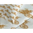 thumbnail image 4 of Ambesonne Motorcycle Quilted Bedspread Set 3 Pcs, Sketchy Choppers, King Size, Pale Brown White, 4 of 5
