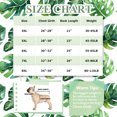 thumbnail image 2 of Large Dog Hawaiian Costume, Dog's Cool T-Shirts Summer Clothes, Hawaiian Shirt for Large Dogs, Design for Summer Luau Style Beach Camp Vacation 4XL, 2 of 7