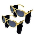 thumbnail image 1 of Shengyu 2 Pcs pour Lunettes Elvis Rock Attachées à la Barbe Accessoire de Costume Rétro, 1 of 1