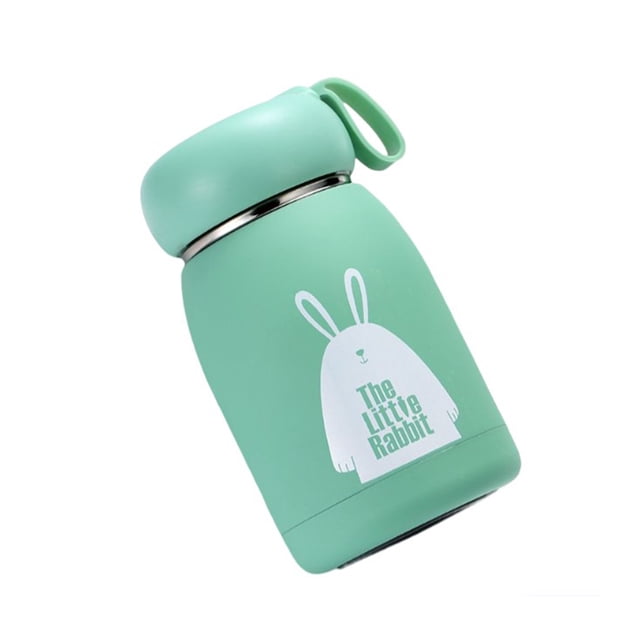 Billuyoard Botella de viaje aislada de 320ml, taza de vacío ligera de seguridad, taza de agua Universal, oficina, hogar, empresa, niños, deportes Cocina y Comedor Verde/320ML Billuyoard HA065441-01