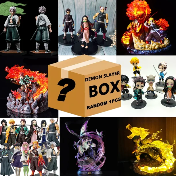 Demon Slayer Kimetsu no Yaiba Mystery Box Figure, Blind Box, PVC Figure Model toys943