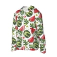 thumbnail image 2 of Gaeub Watermelons Men's and Women's UPF 50+ Long-Sleeved Sun Protection Clothing, Fishing Shirt Long Sleeve Zip - 3X-Large, 2 of 9