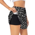 thumbnail image 3 of Lsque Pasta Bacon Printed Women's Running Shorts with Liner Pockets,Elastic Quick Dry Workout Athletic Gym Yoga Shorts,Womens High Waist Shorts-Medium, 3 of 9