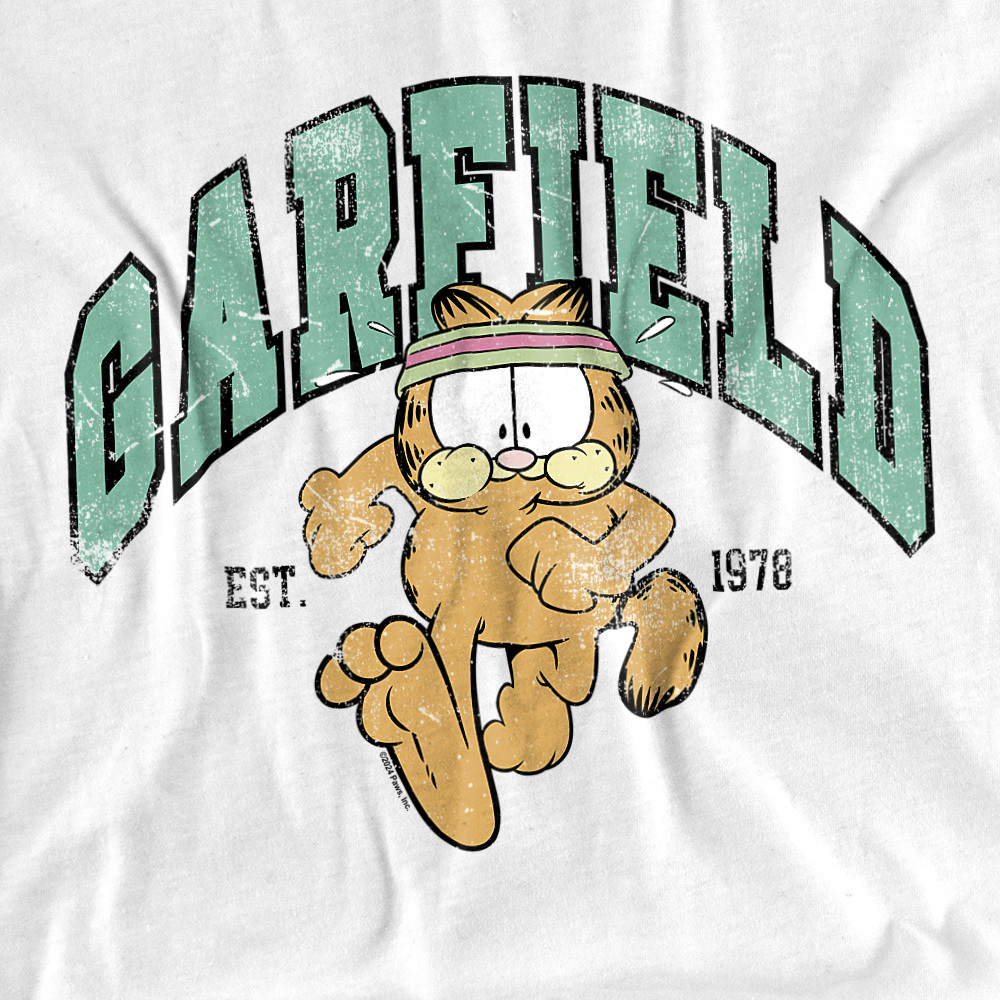 Garfield Collegiate Track and Field Unisex Adult T Shirt (4X-Large) White
