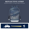 thumbnail image 5 of FORMRS Unisex School Backpack 17" Student Travel Bag with Laptop Compartment, Night Floating Whale, 5 of 7