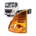 thumbnail image 1 of Boîtier de Lampe d'Angle pour Camion Résistant aux Chocs Anti-Rayures Résistant aux Intempéries Remplacement pour Hino 500 Mega Ranger, 1 of 7