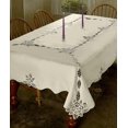 thumbnail image 4 of Violet Linen Nappe en Dentelle Beige 70 Pouces Ronde, 4 of 4