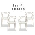 thumbnail image 1 of Heavenly Collection Plastic Dining Chair, 1 of 10