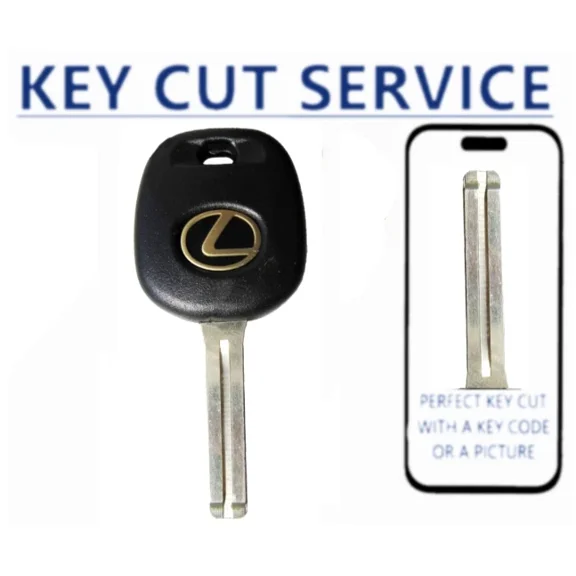 KEY CUT   TOY50 Transponder Chip Car Key for Lexus ES330 LS430 RX330 GX470