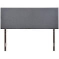 thumbnail image 3 of Hawthorne Collections Fabric Upholstered Queen Panel Headboard in Smoke Gray, 3 of 4