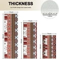 thumbnail image 4 of Red Boho Tribal Diamonds and Rectangles Pattern Kitchen Rugs Sets Of 3,Kitchen Runner Rugs Non Skid Washable,Decorative Kitchen Floor Mats for Kitchen,Sink,Laundry,17"x30"+ 17"x47" + 17"x59", 4 of 6