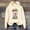 Beige, variant on WILLBEST hoodie Women's Letter Print Hoodies Long Sleeved Hoodie with Pockets sock monkey hoodie