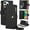 Black, variant on Dteck for iPhone 12 Pro Max Case, Crossbody Shoulder Strap RFID Blocking Shockproof Magnetic Closure Flip Stand Card Slot Wallet Zipper Lanyard Phone Case Cover, Black
