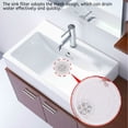 thumbnail image 4 of Wosthever Filtro de drenaje de red redonda para el hogar, Hotel, fregadero de cocina, colador de baño, bañera, recogedor de pelo, tapón de Juegos de accesorios de baño, 4 of 6