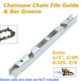 thumbnail image 1 of Depth Gauge File Guide Tools For 1/4" 3/8" P 0.325" Lawn Mower Chainsaw Chain Removal Guide Groove Garden-Tools Parts, 1 of 8