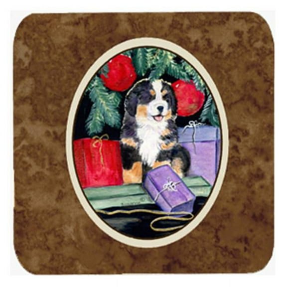 Bernese Mountain Dog Foam Coasters, Set Of 4