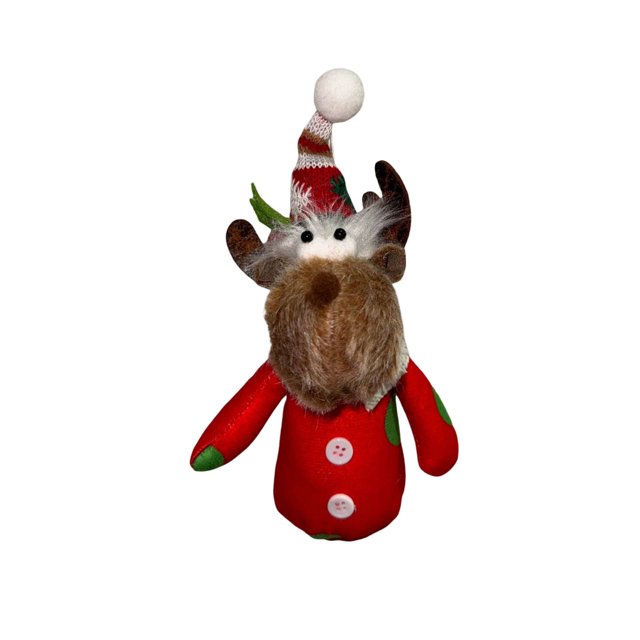 Ganfancp Reno Peluche Adorno Navidad Venado Colgante Decoración Colgante Peluche Navidad Vibes Decoración Árbol de Navidad Ofertas Del Día Sólo En Línea 1X Colgante Alce Navideño