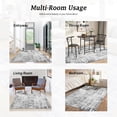 thumbnail image 7 of Artnice Modern Abstract Area Rugs for Living Room 5x7, Non Slip Washable Rugs for Indoor Floor, Low Pofile Entry Gray Carpet, 7 of 7
