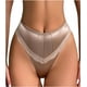 thumbnail image 2 of Zhuge Pack de 5 Calzoncillos Cachetados Mujer, Encaje Satin Suave, Sin Costuras, Transpirable y Hipster Sexy, Diseño Invisible para Todo Día,Talle XL Multicolor A, 2 of 5