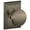 Gray, variant on Schlage F170-And-Add Andover Non-Turning One-Sided Dummy Door Knob - Grey