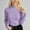 Purple, variant on ZJXFGS Thermals for Women,Thermal Long Sleeve Shirts Women,Winter Clothes for Women,Womens Thermals,Thermal Underwear Multi-color One Size