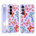 thumbnail image 1 of Funda de teléfono Ratcase Floral para Samsung Galaxy S25 con pantalla, 1 of 6