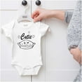 thumbnail image 5 of Cutie Pie Funny Food Saying Adorable Bodysuit Jumper Girls Infant Baby Brisco Brands 24M, 5 of 6