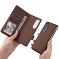 thumbnail image 5 of CASE For Samsung Galaxy Z Fold 3 5G Detachable Magnetic Leather Wallet Case With S Pen Slot, 5 of 10