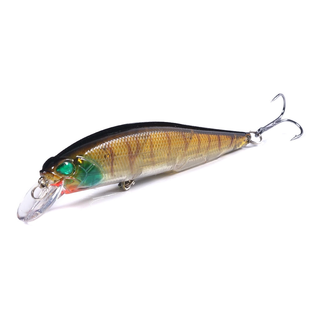 HENGJIA Fishing Lures Large Hard Bait Minnow VIB Lure with Treble Hook Life-Like Swimbait Fishing Bait Popper Crankbait Sinking Lure for Trout Bass Walleye Redfish