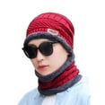 thumbnail image 2 of SPRING PARK Mens Winter Beanie Hats Scarf Set Warm Knit Hat Skull Cap Neck Warmer for Men for Outdoor, 2 of 3