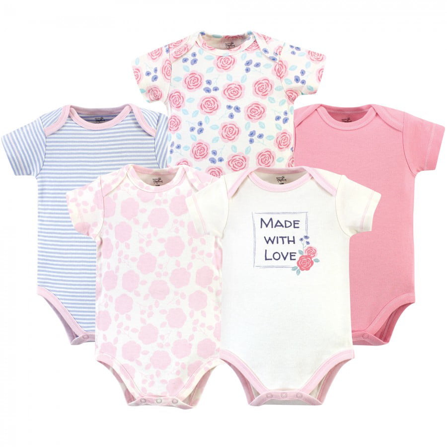 4 Preemie and Newborn Sizes Pastel Dragonfly Baby Girl Pink Kimono Shirt 