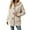 Beige, variant on Women's Winter Thickened Plus Size Hooded Cardigan, Embossed Knit Sweater Coat, Oversized Cable Knit Jacket, Warm Loose Fit Outerwear, Soft Casual Lounge Wear Coffee XXXL
