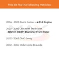 thumbnail image 2 of Max Advanced Brakes - Brake Kit for 2004 2005 Buick Rainier Chevy Trailblazer GMC Envoy Oldsmobile Bravada Front and Rear Replacement Disc Brake Rotors and Ceramic Brake Pads, 2 of 9