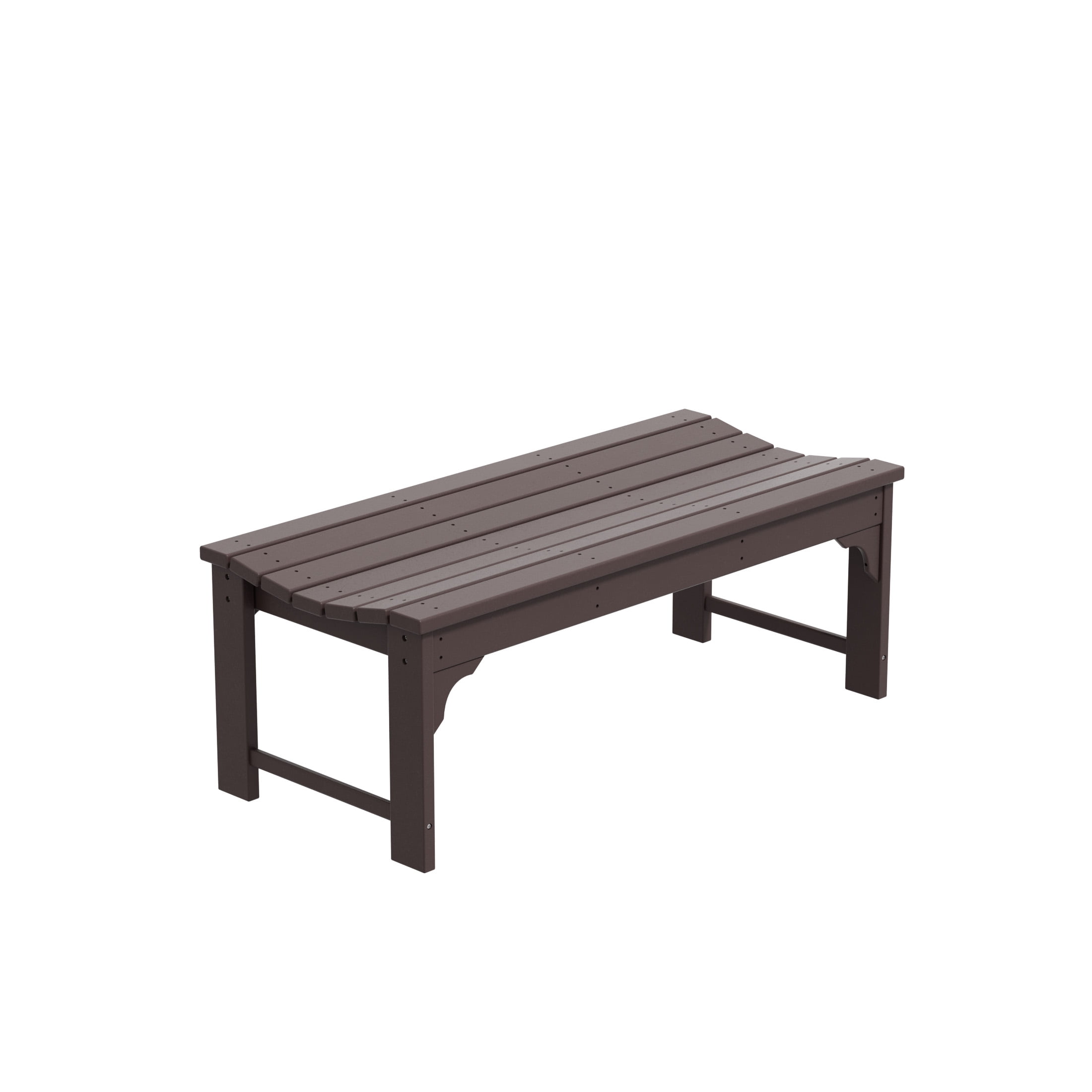 WestinTrends Malibu 48" Outdoor Bench, All Weather Resistant Poly