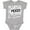 AC-Heather Grey, variant on Lupus Picked the Wrong Diva Girls Baby Bodysuit