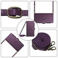 thumbnail image 2 of Wallet Case Compatible with Samsung Galaxy A26 5G,Multi-Function 2 in 1 Magnetic for Samsung Galaxy A26 5G Case Wallet,Flip Zipper Card Holder Phone Case with Shoulder Strap+Wrist Strap,Darkpurple, 2 of 15