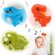 thumbnail image 1 of Juguetes de baño para bebé, 3 piezas de juguetes con ventosa, juguetes sensoriales para niños pequeños, juguetes de aprendizaje para niños, juguetes con sonajero para niños, 1 of 5