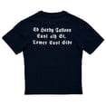 thumbnail image 3 of Ed Hardy Men's T-Shirt Fire Skull Tattoos Distressed Print Boxy Relaxed Fit Tee (Large, Vintage Black), 3 of 3
