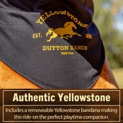 Yellowstone 6V Unisex Kids Ride-On Pony by Dynacraft for Ages 3+ Years, 1 Count
