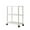 White, variant on 3 Tier Rolling Cart with 360° Wheels Bathroom Organizers and Storage Rolling Utility Mobile Shelf 3 Hanging Baskets Easy Assembly for Office, Kitchen, Laundry Room, 15.6in H,White