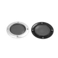 thumbnail image 3 of 2.5 Pcs 2.5" Silver Tone Round Car Speaker Cover Steel Mesh Sub Woofer Subwoofer Grill, 3 of 5